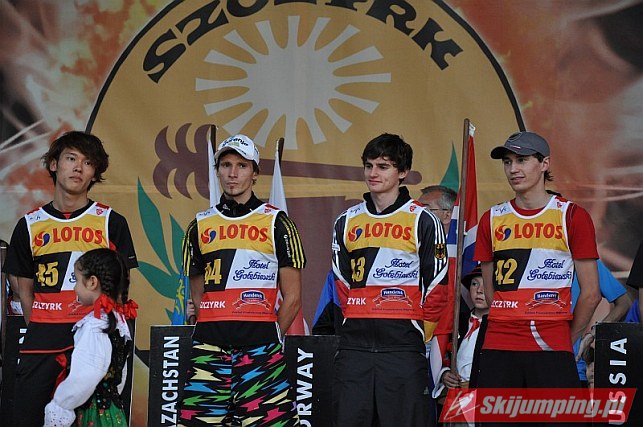 187 Taku Takeuchi, Robert Kranijec, Richard Freitag, Kamil Stoch